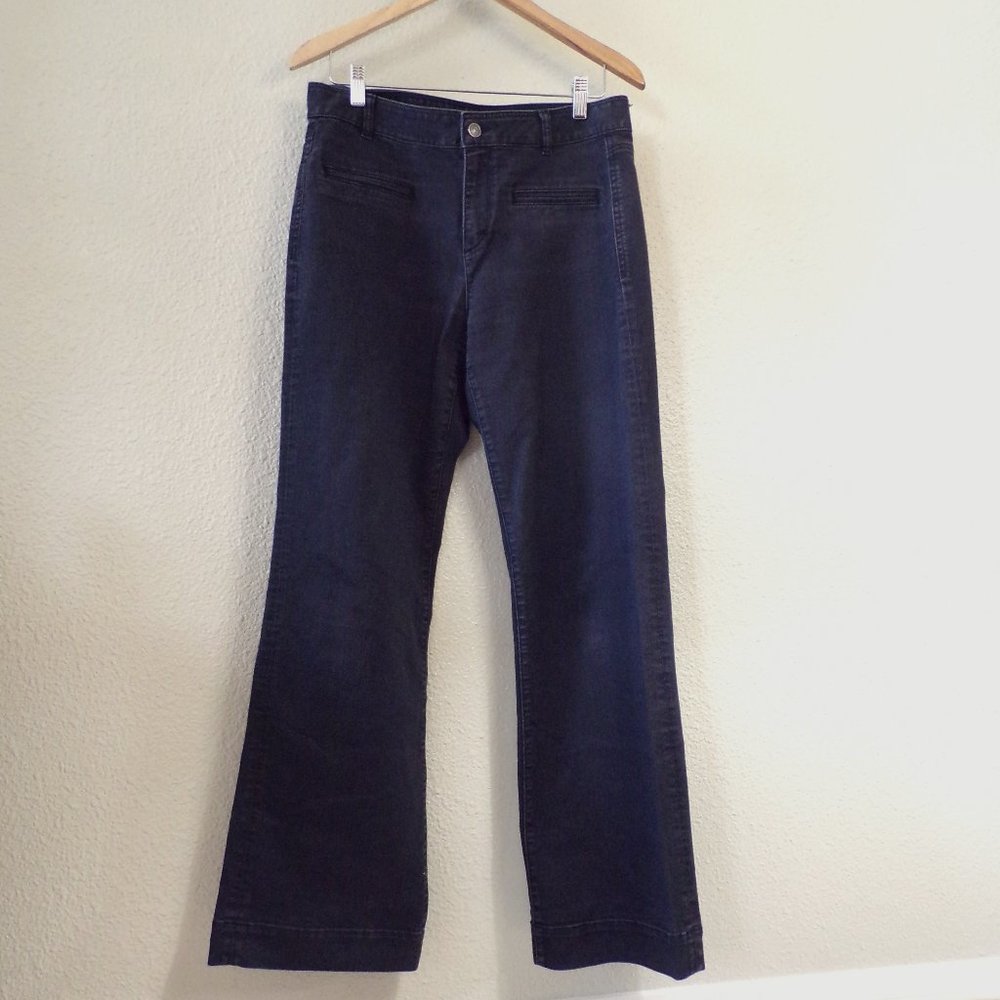 LOFT Curvy Trouser Black Jeans